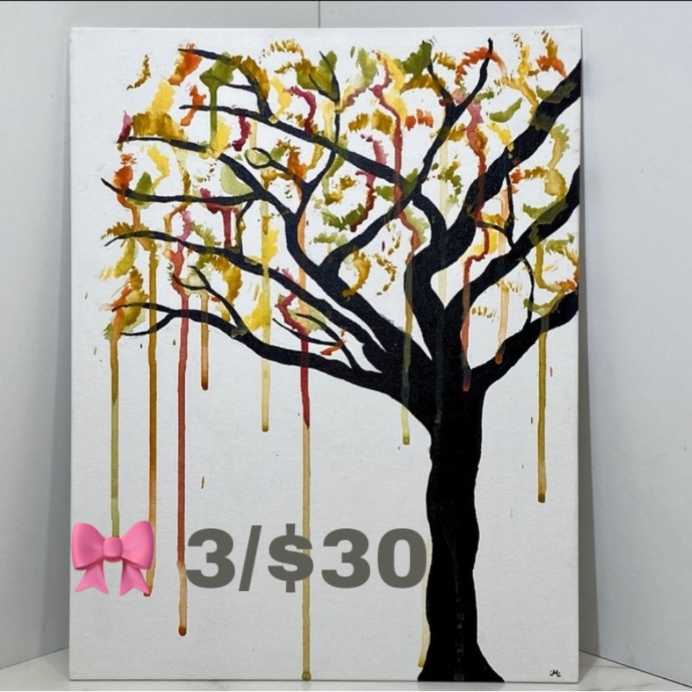 🎀 Autumn Color Run Painting